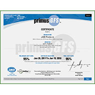 Primus GFS Certificate 2024